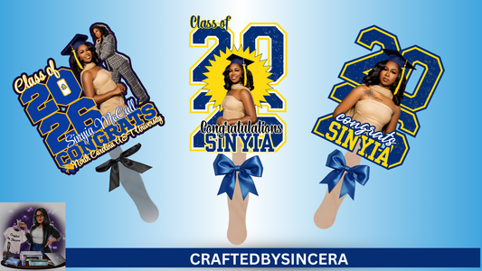 Class of 2026 Custom Graduation Fan