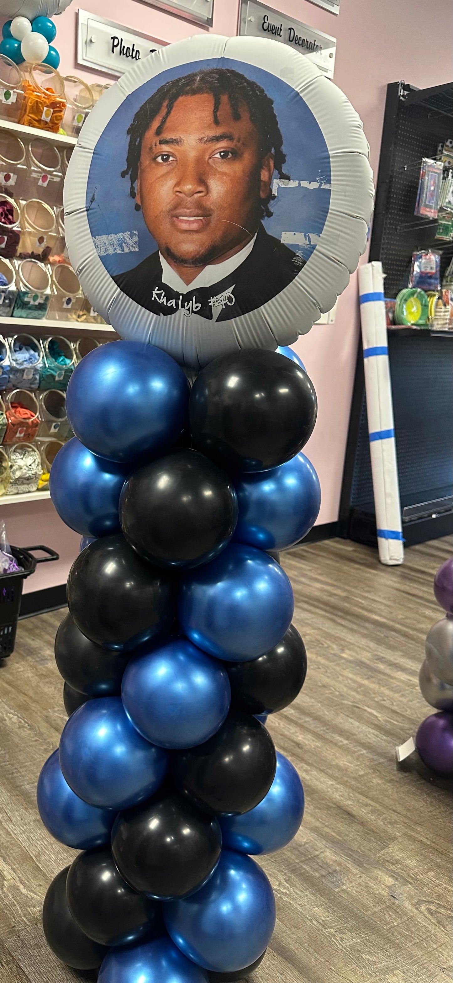 Balloon Column with Photo Balloon